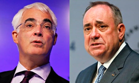 Alistair Darling and Alex Salmond