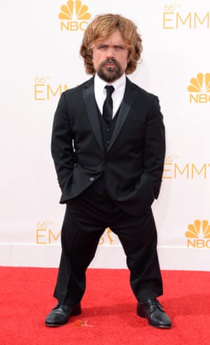 Peter Dinklage arriving at the EMMY Awards 2014 at the Nokia Theatre in Los Angeles, USA