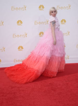 Lena Dunham The 66th Annual Primetime Emmy Awards, Arrivals, Los Angeles, America