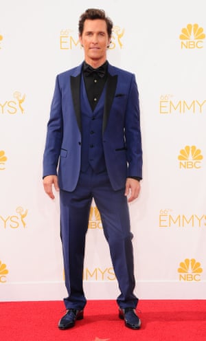 Matthew McConaughey at the 66th Annual Primetime Emmy Awards, Arrivals, Los Angeles, America