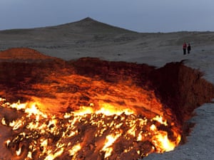 The Door to Hell in Turkmenistan.
