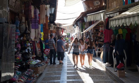 The shopping souk in the heart of Byblos. The city thrives on tourism, but is now looking to diversify.