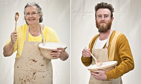 Diana and Iain from Bake Off