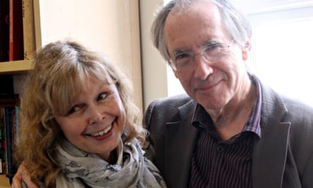 Ian McEwan heckled by his ex-wife at book event as he talks about  collapsing marriage