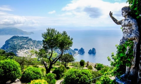 View from Monte Solaro, Capri.