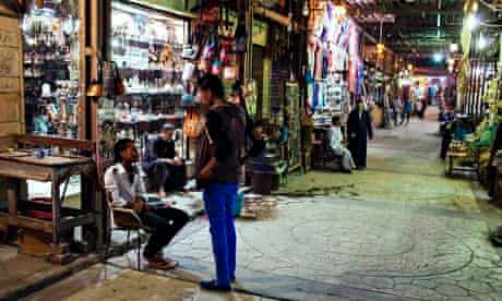 Tourist hostpots like the market in central Luxor remain deserted 