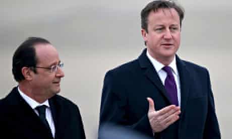 Prime Minister David Cameron And President Francois Hollande Meet For Joint Summit