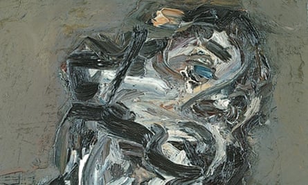 A detail from Frank Auerbach's Head of J.Y.M ll 