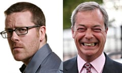 Frankie Boyle and Nigel Farage composite