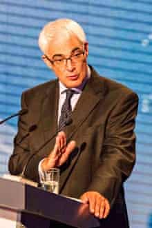 Alistair Darling, debating for the no campaign.