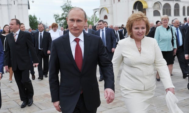 President Vladimir Putin (L) and his then wife Lyudmila in 2012.