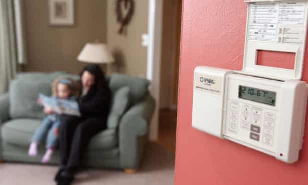 "Smart" thermostats - like this one in a New Jersey home - are part of the wave of energy technologies taking efficiency mainstream.