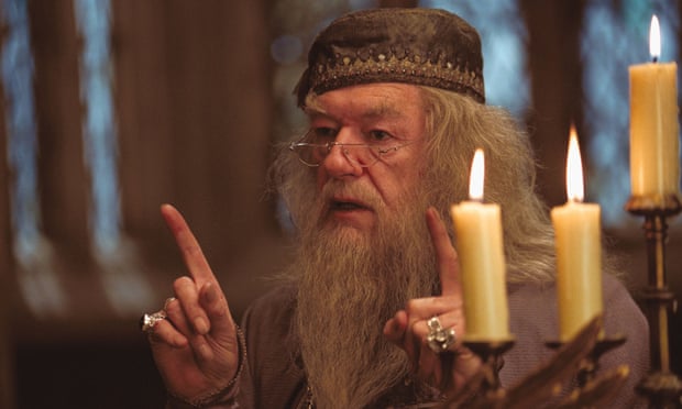 Albus Dumbledore played by Michael Gambon in The Prisoner of Azkaban