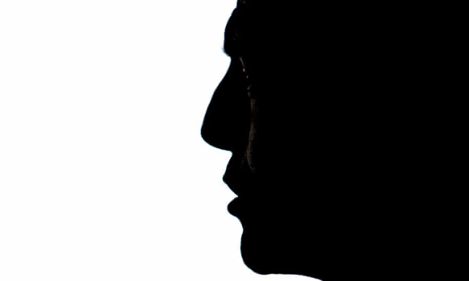 Tony Abbott in silhouette