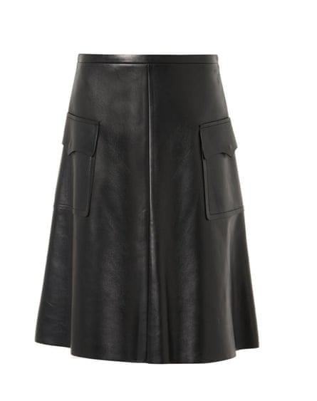 Drome leather pocket skirt, £580, matchesfashion.com