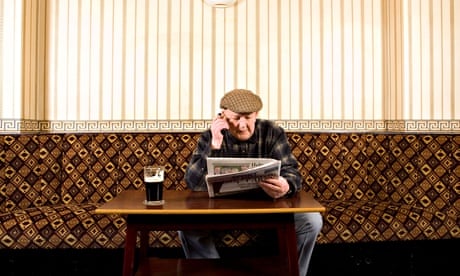 Old man in pub
