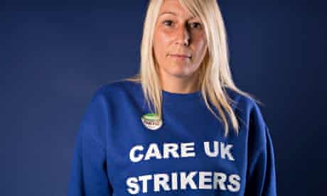 Striking NHS Care worker Cheryl Fawley is fighting for a living wage at Care UK in Doncaster.