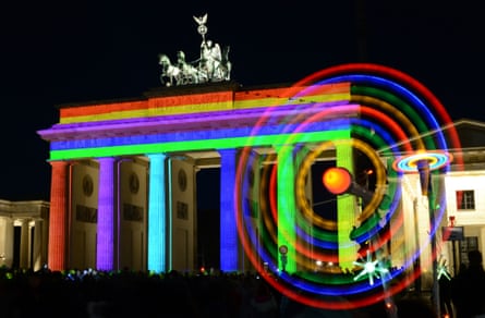 Berlin lights show