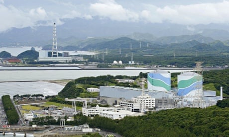 Sendai nuclear power plant in Japan