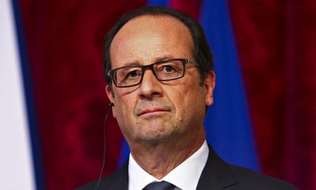 Francois Hollande Receives Milos Zeman At Elysee Palace In Paris