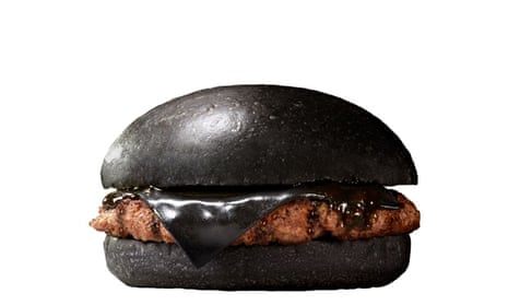 Burger King's black burger
