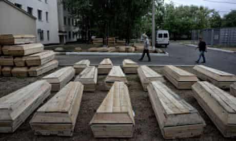 Luhansk coffins
