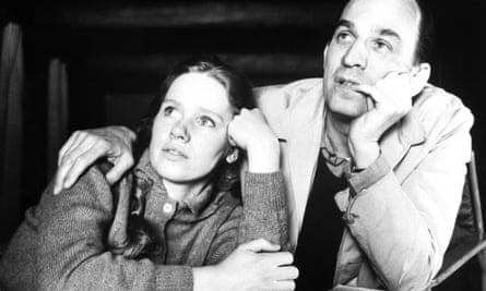 Ullman pictured with Ingmar Bergman.