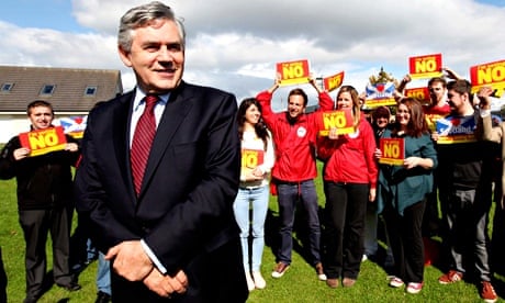 Gordon Brown campaigning in Kirkcaldy