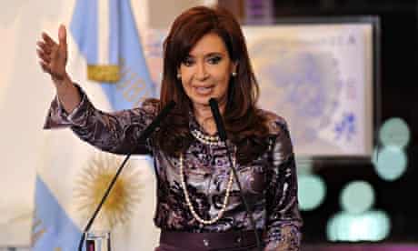 Argentinian president Cristina Fernández de Kirchner