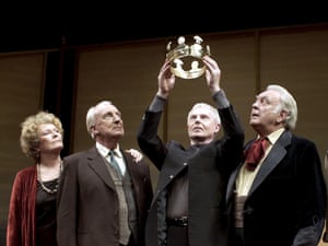 Janet Suzman, Ian Richardson, Derek Jacobi and Donald Sinden in The Hollow Crown