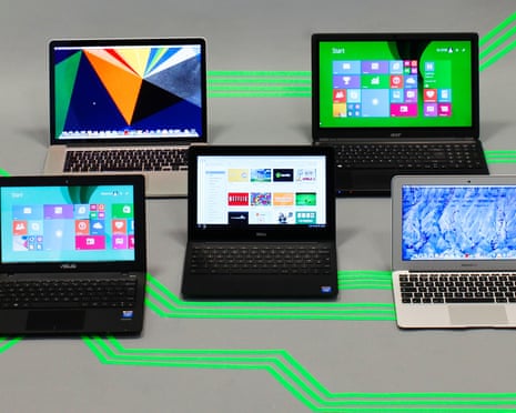 laptops, chromebooks and macbooks