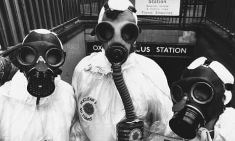 Friends of the Earth handing out anti-nuclear material at Oxford Circus in 1980 – the group's argument against nuclear has moved on from fears over radiation