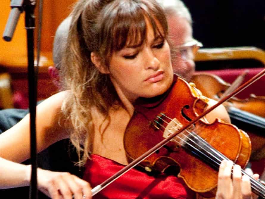 Violinist Nicola Benedetti performs with the BBC Scottish Symphony Orchestra at 2010's Proms.