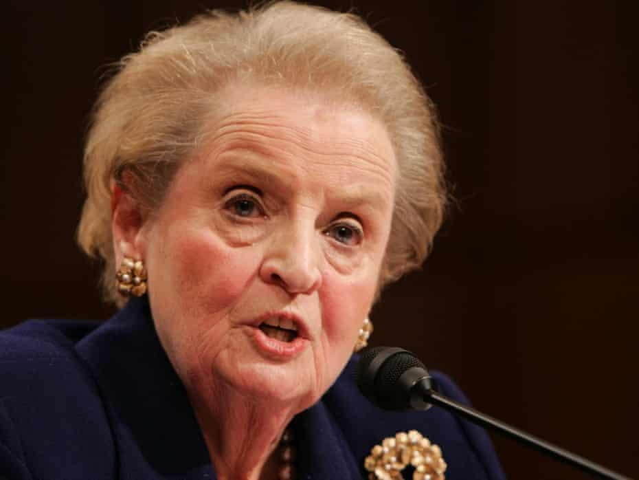 "There's a special place in hell for women who don't help other women," Madeleine Albright.
