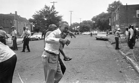 The scene in Birmingham, Alabama, after the 16th Street Baptist Church bombing, 15 September, 1963