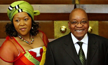 Jacob Zuma and Tobeka Madiba