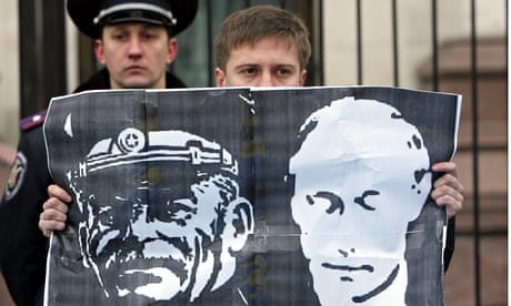 Putin and Stalin poster