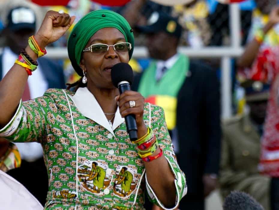 Grace Mugabe, first lady of Zimbabwe, is loved by many of president Mugabe’s loyalists.