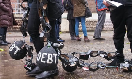 US Money student debt protest