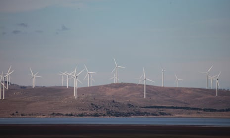 windfarm Lake George Australia