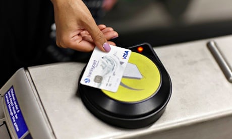 Contactless payments for rail tickets