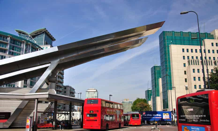 The solar-powered bus station at Vauxhall, in London. Sustainable development in cities would reduce capital expenditure, Stern's report found