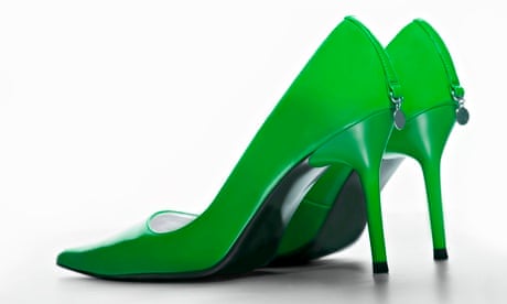 Green shoes