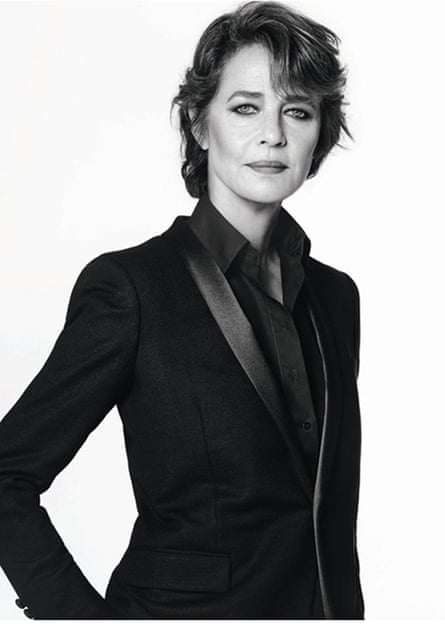 Charlotte Rampling models for the Nars audacious lipstick campaign