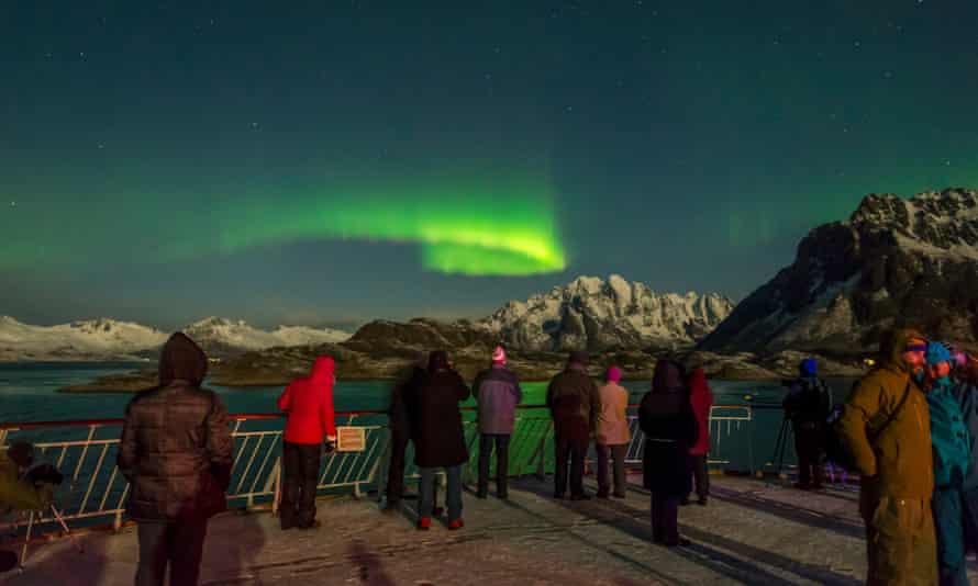 Lighting up the sky: a view of the Northern Lights.