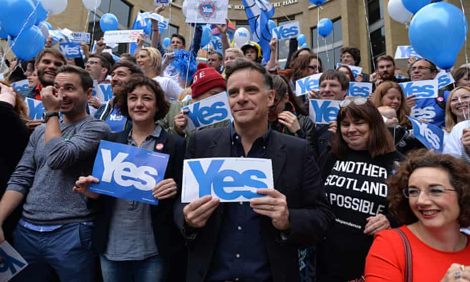 Yes campaigners - Deacon Blue frontman Ricky Ross