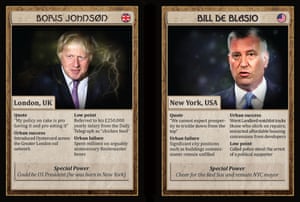 Mayors: Boris Johnson and Bill de Blasio