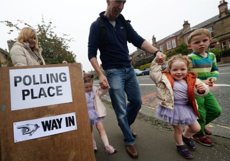 Grown-up Scottish voters have until 10pm to get to the polls.
