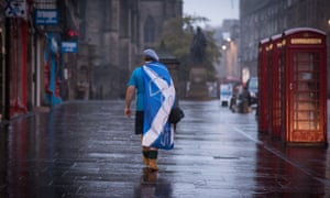 Its a long walk home for one Yes supporter