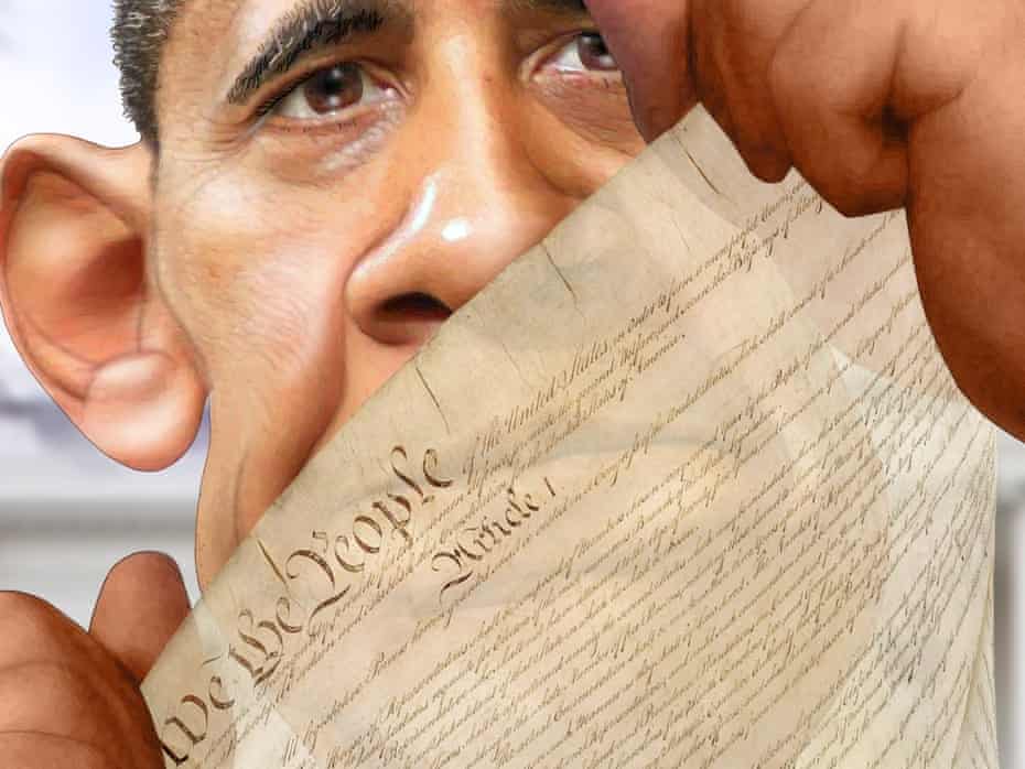 obama constitution cartoon